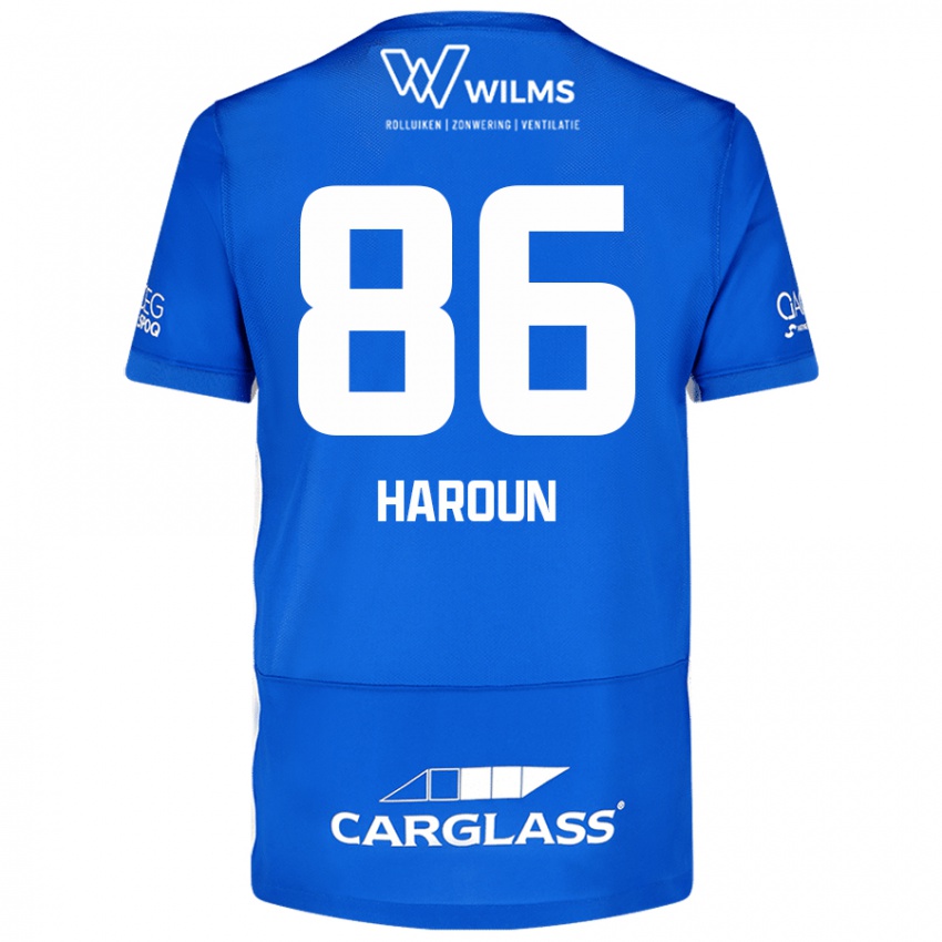 Kinderen Kenan Haroun #86 Blauw Thuisshirt Thuistenue 2024/25 T-Shirt