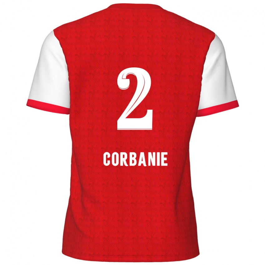 Kinderen Kobe Corbanie #2 Rood Wit Thuisshirt Thuistenue 2024/25 T-Shirt