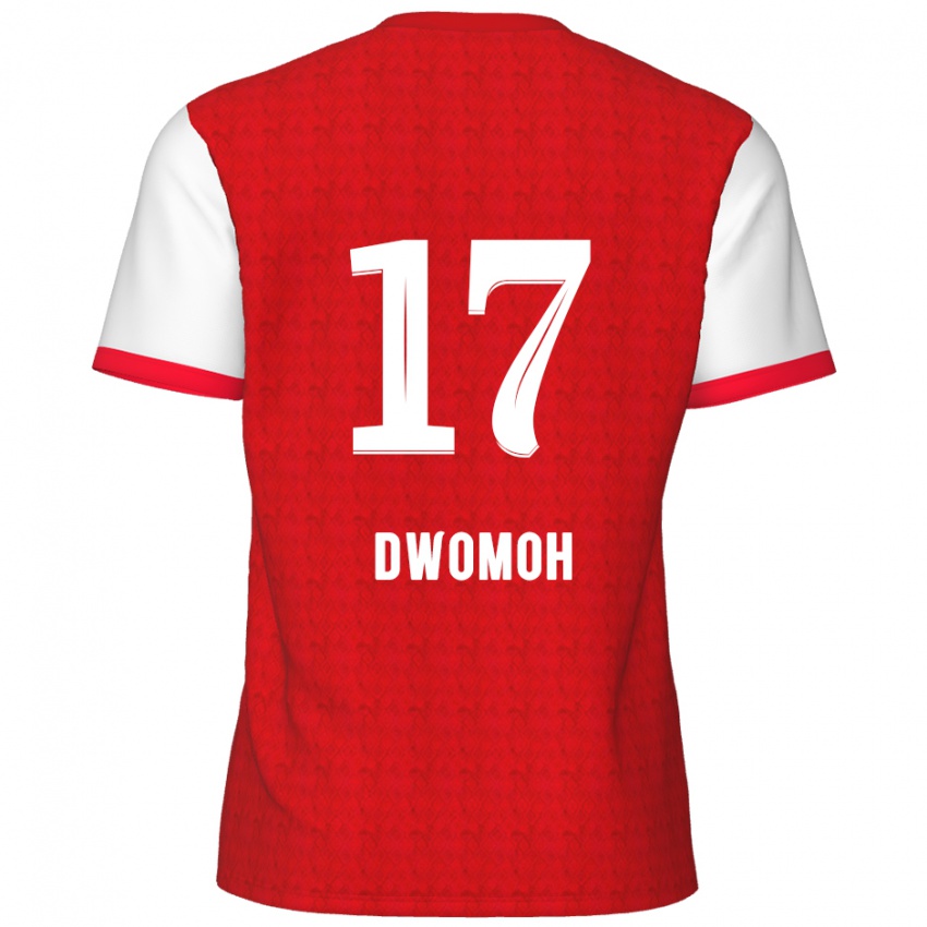 Kinderen Pierre Dwomoh #17 Rood Wit Thuisshirt Thuistenue 2024/25 T-Shirt