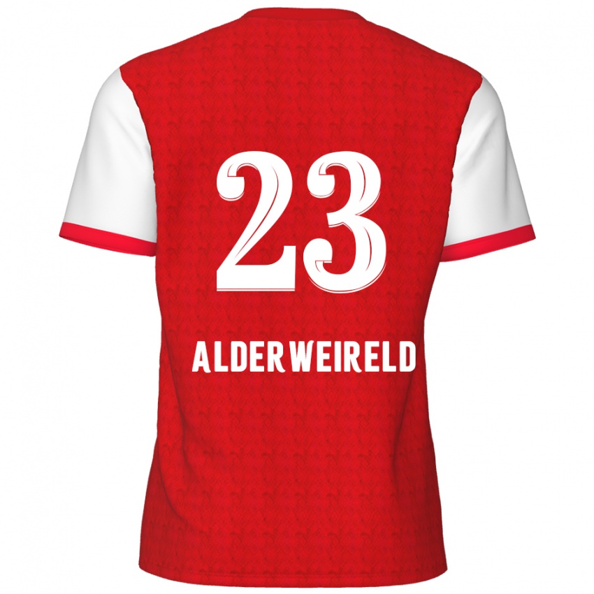 Kinderen Toby Alderweireld #23 Rood Wit Thuisshirt Thuistenue 2024/25 T-Shirt