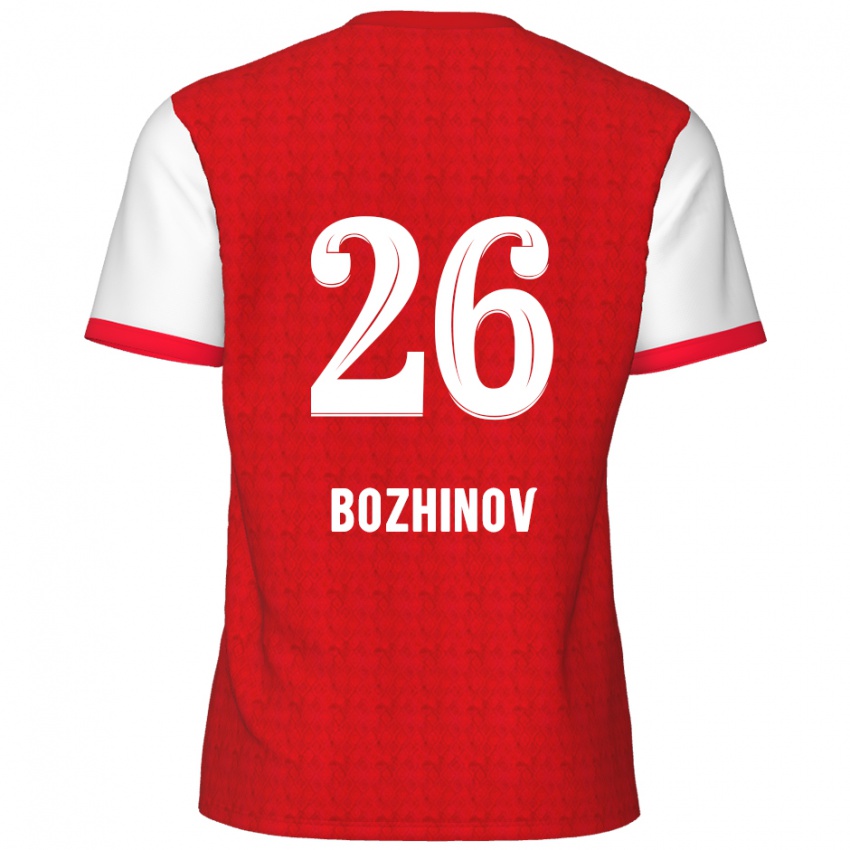 Kinderen Rosen Bozhinov #26 Rood Wit Thuisshirt Thuistenue 2024/25 T-Shirt