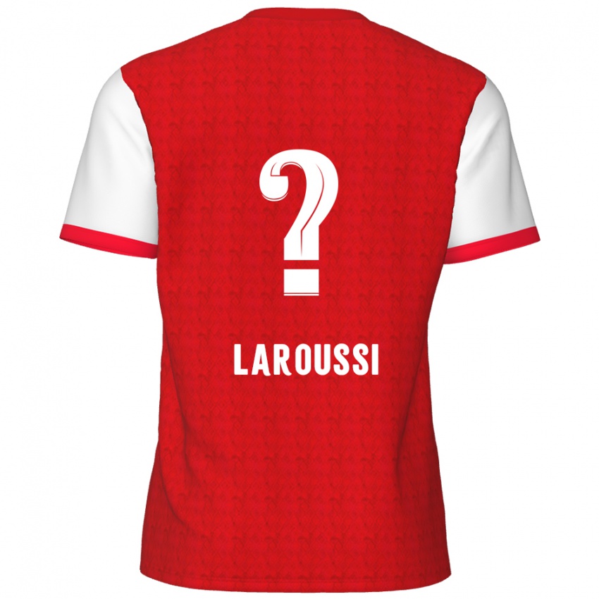 Kinderen Nizar Laroussi #0 Rood Wit Thuisshirt Thuistenue 2024/25 T-Shirt