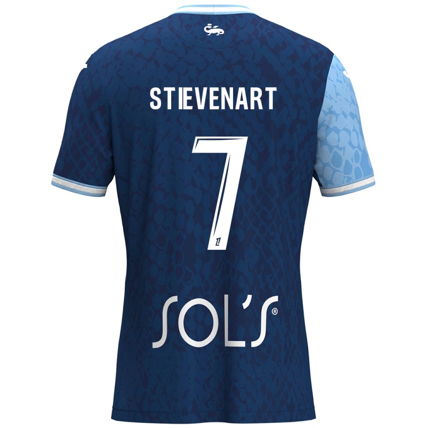 Kinderen Zoé Stievenart #7 Hemelsblauw Donkerblauw Thuisshirt Thuistenue 2024/25 T-Shirt