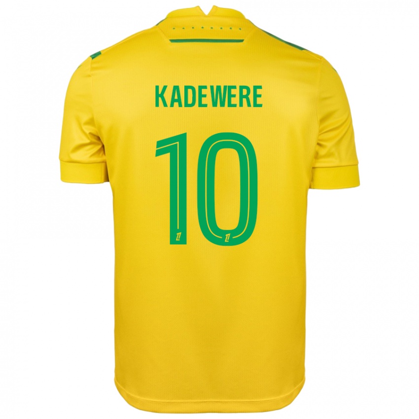 Kinderen Tino Kadewere #10 Geel Groen Thuisshirt Thuistenue 2024/25 T-Shirt