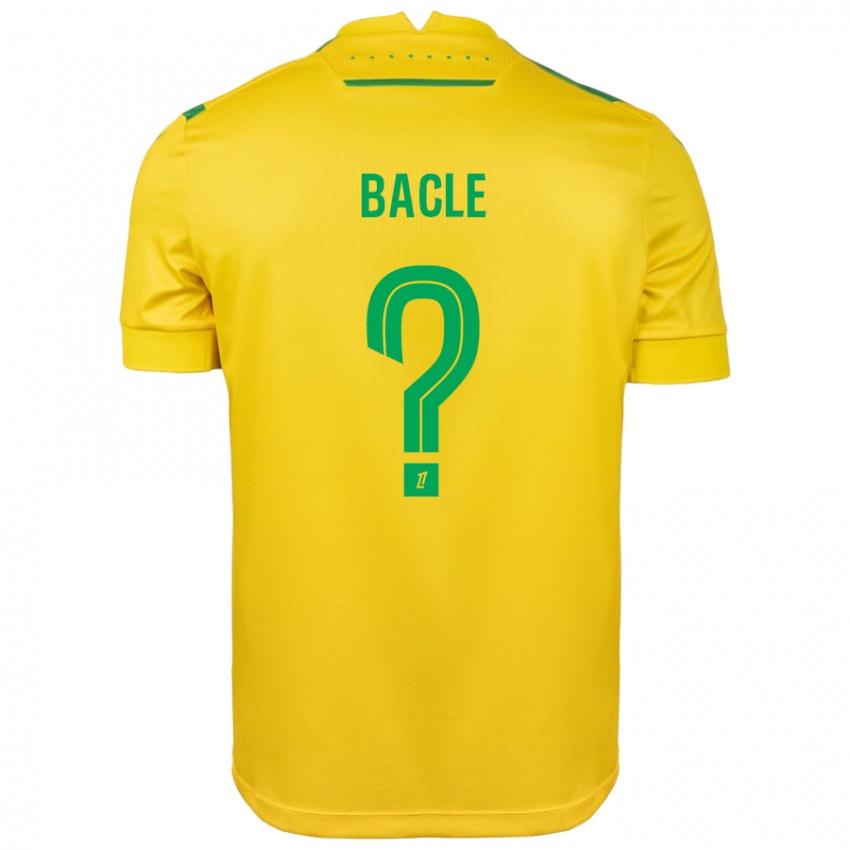 Kinderen Thomas Bacle #0 Geel Groen Thuisshirt Thuistenue 2024/25 T-Shirt