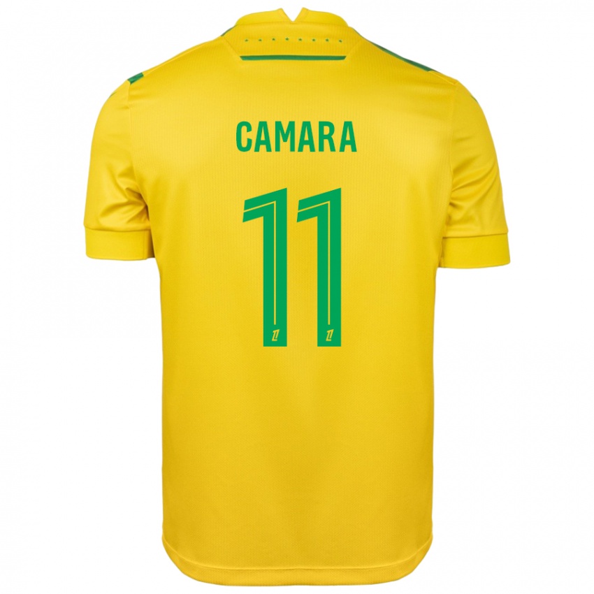 Kinderen Aboubacar Camara #11 Geel Groen Thuisshirt Thuistenue 2024/25 T-Shirt