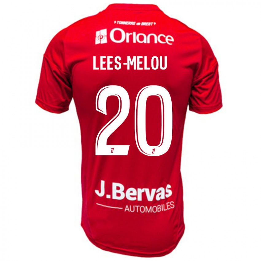 Kinderen Pierre Lees-Melou #20 Rood Wit Thuisshirt Thuistenue 2024/25 T-Shirt