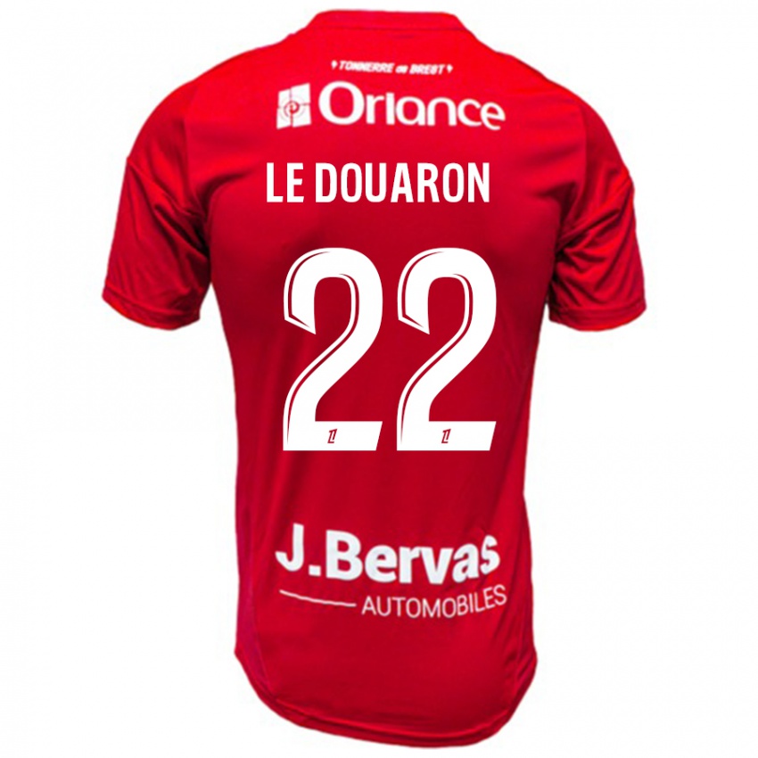 Kinderen Jérémy Le Douaron #22 Rood Wit Thuisshirt Thuistenue 2024/25 T-Shirt