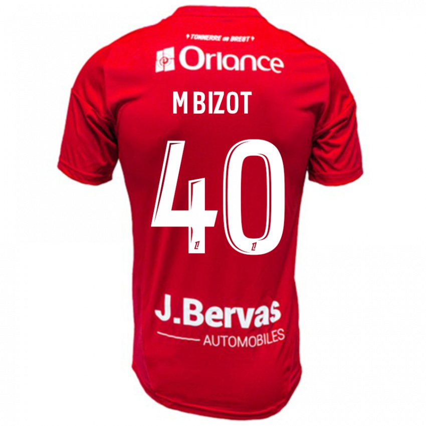 Kinderen Marco Bizot #40 Rood Wit Thuisshirt Thuistenue 2024/25 T-Shirt