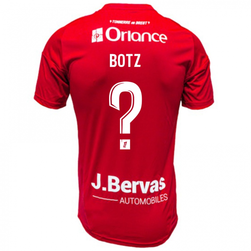 Kinderen Léo Botz #0 Rood Wit Thuisshirt Thuistenue 2024/25 T-Shirt