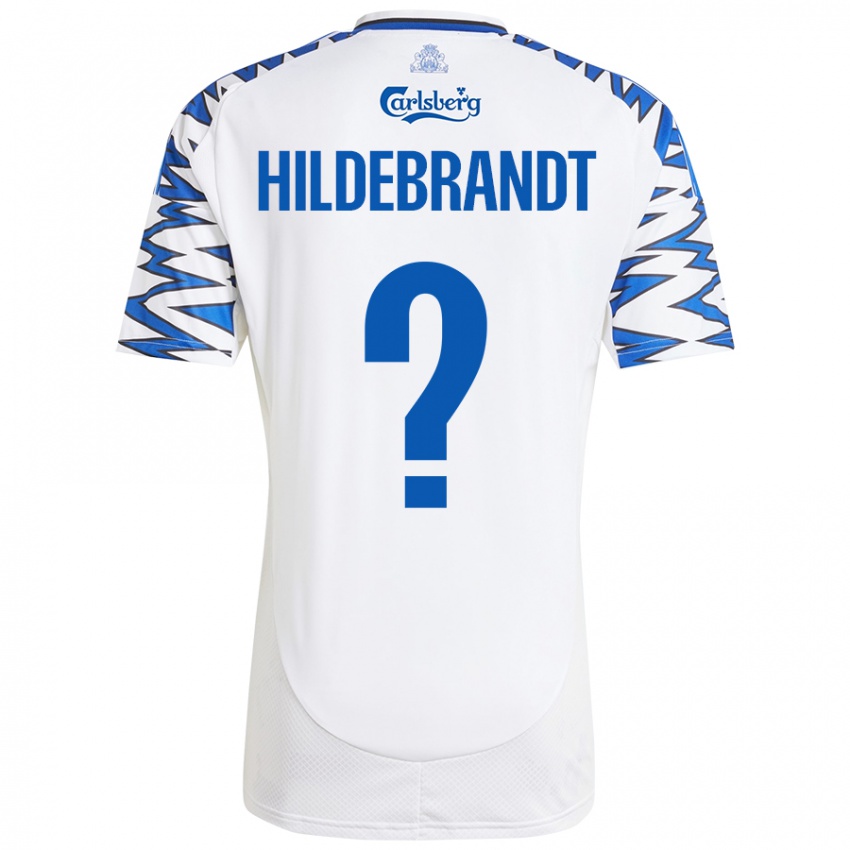 Kinderen Sylvester Hildebrandt #0 Wit Hemelsblauw Thuisshirt Thuistenue 2024/25 T-Shirt