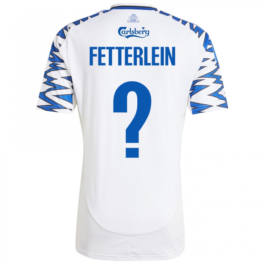 Kinderen Sean Fetterlein #0 Wit Hemelsblauw Thuisshirt Thuistenue 2024/25 T-Shirt