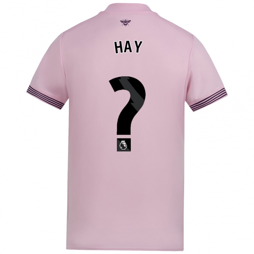 Kinderen Ashley Hay #0 Roze Uitshirt Uittenue 2024/25 T-Shirt