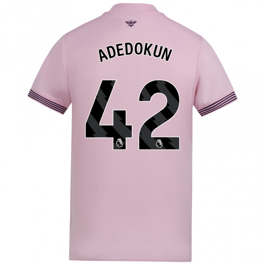 Kinderen Val Adedokun #42 Roze Uitshirt Uittenue 2024/25 T-Shirt