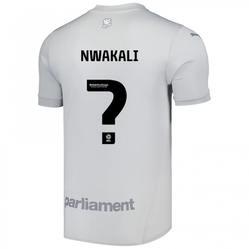 Kinderen Kelechi Nwakali #0 Zilvergrijs Uitshirt Uittenue 2024/25 T-Shirt