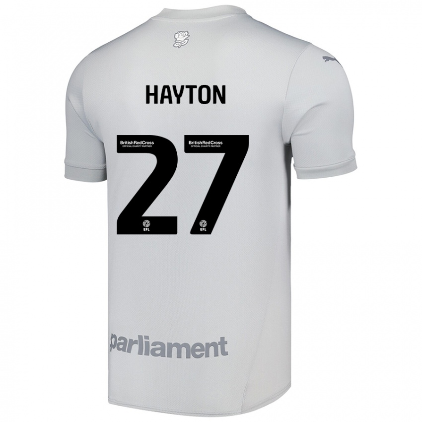 Kinderen Adam Hayton #27 Zilvergrijs Uitshirt Uittenue 2024/25 T-Shirt