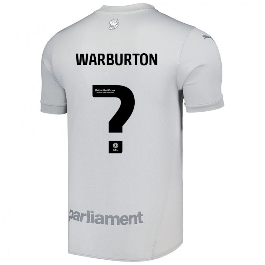 Kinderen Owen Warburton #0 Zilvergrijs Uitshirt Uittenue 2024/25 T-Shirt