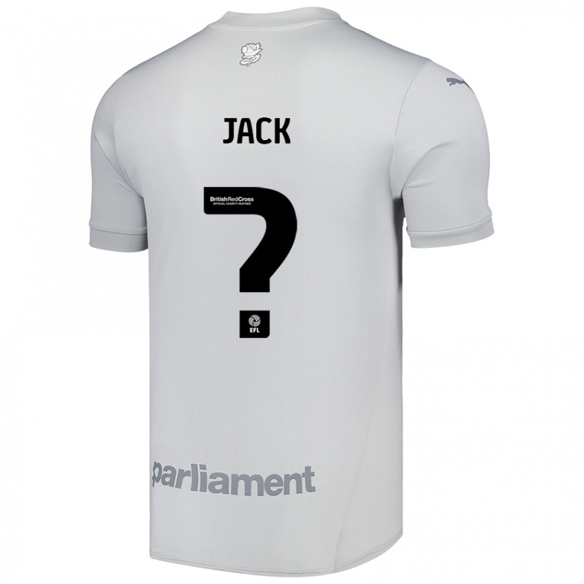 Kinderen Jack Woodcock #0 Zilvergrijs Uitshirt Uittenue 2024/25 T-Shirt