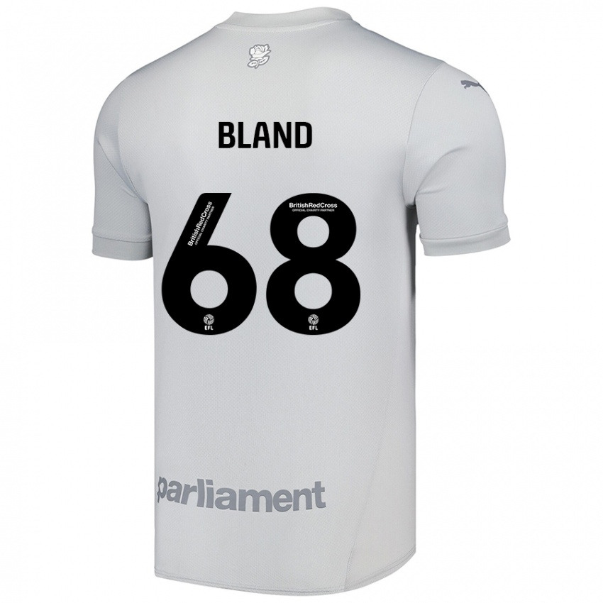 Kinderen Jonathan Bland #68 Zilvergrijs Uitshirt Uittenue 2024/25 T-Shirt