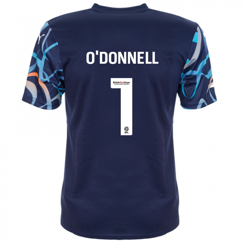 Kinderen Richard O'donnell #1 Marineblauw Uitshirt Uittenue 2024/25 T-Shirt