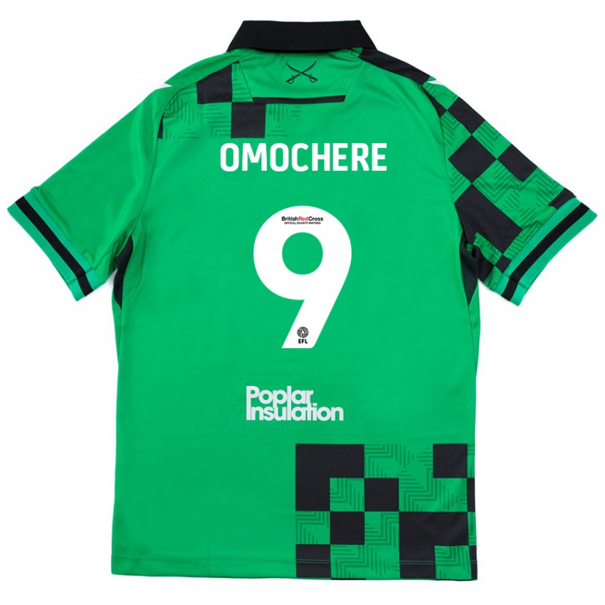 Kinderen Promise Omochere #9 Groen Zwart Uitshirt Uittenue 2024/25 T-Shirt