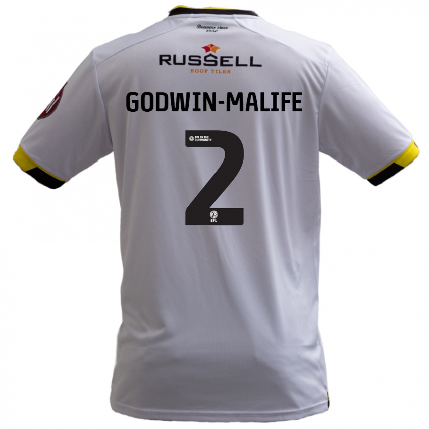 Kinderen Udoka Godwin-Malife #2 Wit Uitshirt Uittenue 2024/25 T-Shirt