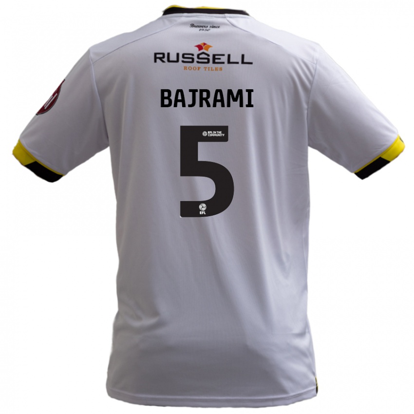 Kinderen Geraldo Bajrami #5 Wit Uitshirt Uittenue 2024/25 T-Shirt