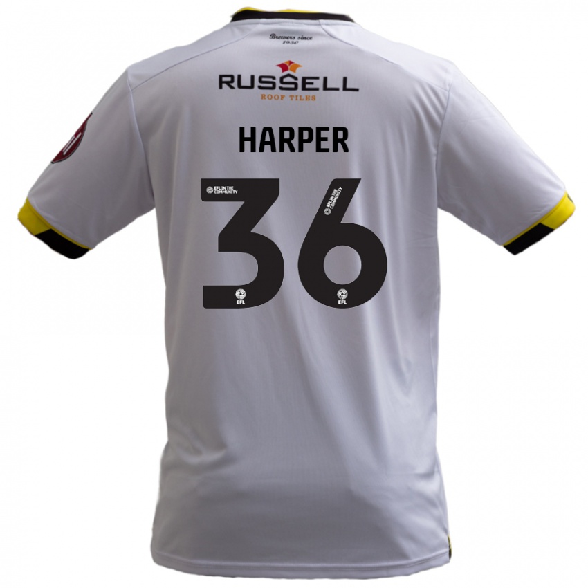 Kinderen Rekeem Harper #36 Wit Uitshirt Uittenue 2024/25 T-Shirt