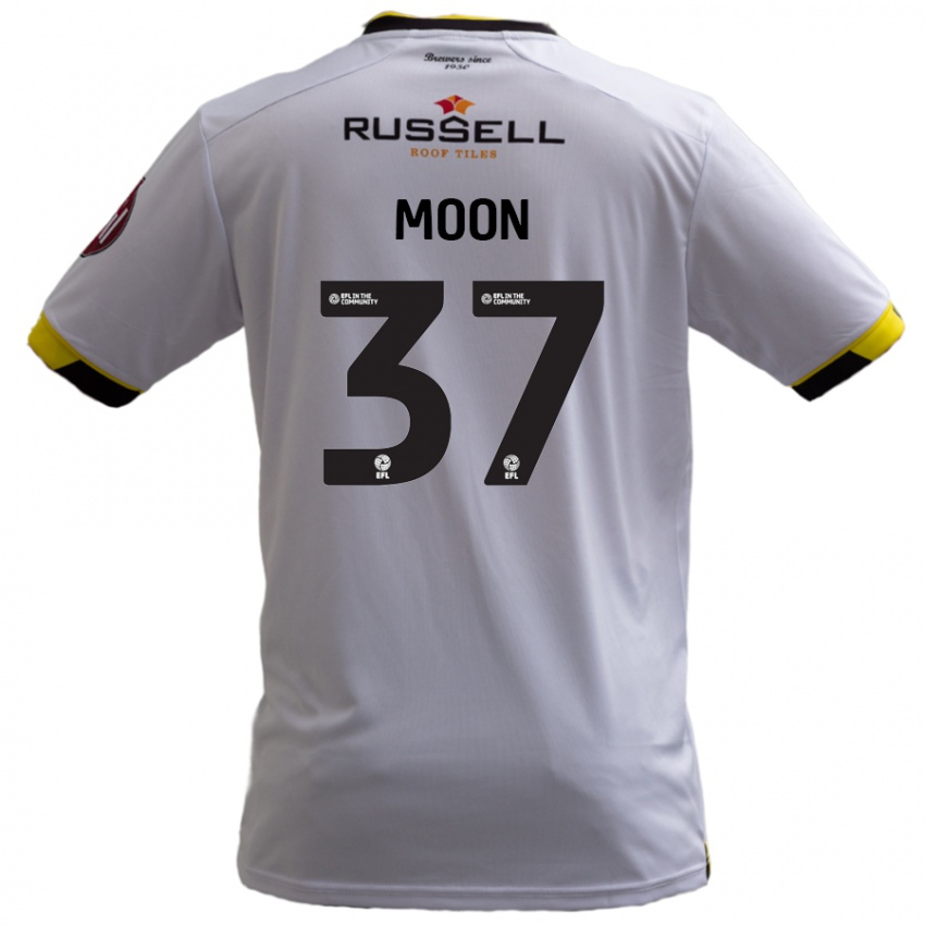 Kinderen Jasper Moon #37 Wit Uitshirt Uittenue 2024/25 T-Shirt