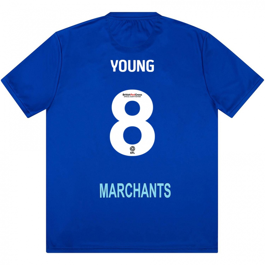 Kinderen Luke Young #8 Groen Uitshirt Uittenue 2024/25 T-Shirt