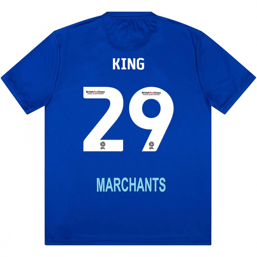 Kinderen Tom King #29 Groen Uitshirt Uittenue 2024/25 T-Shirt