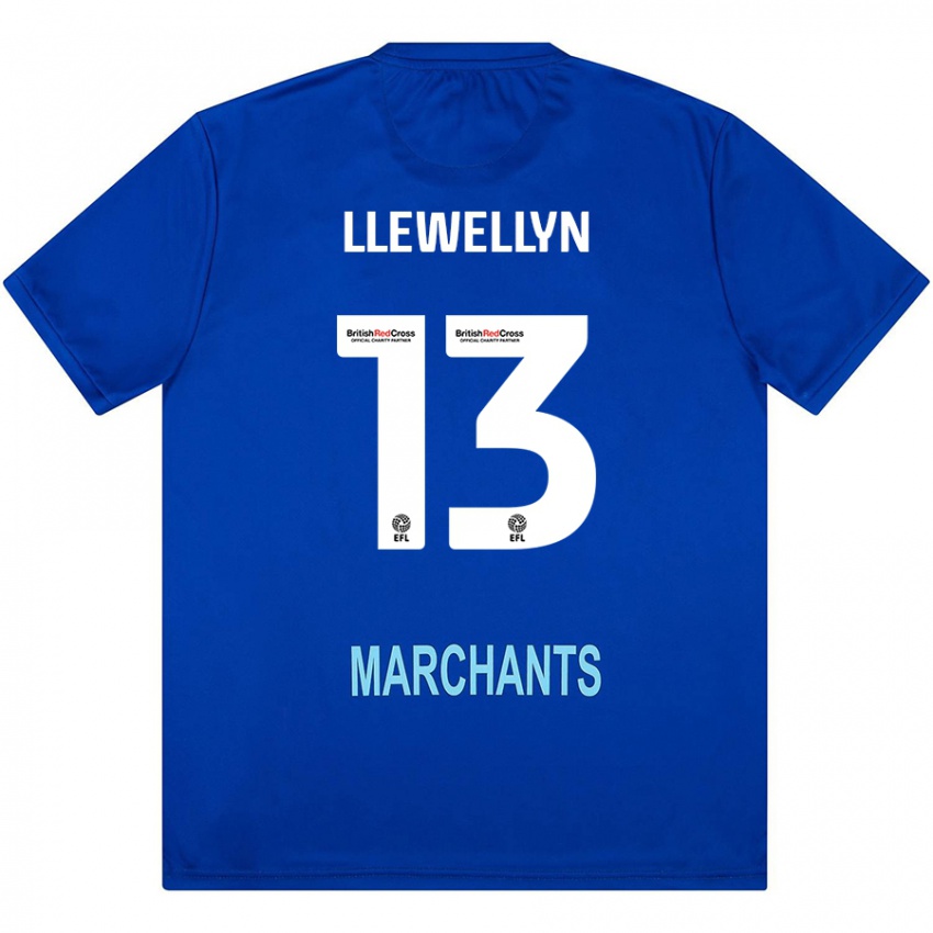 Kinderen Ffion Llewellyn #13 Groen Uitshirt Uittenue 2024/25 T-Shirt