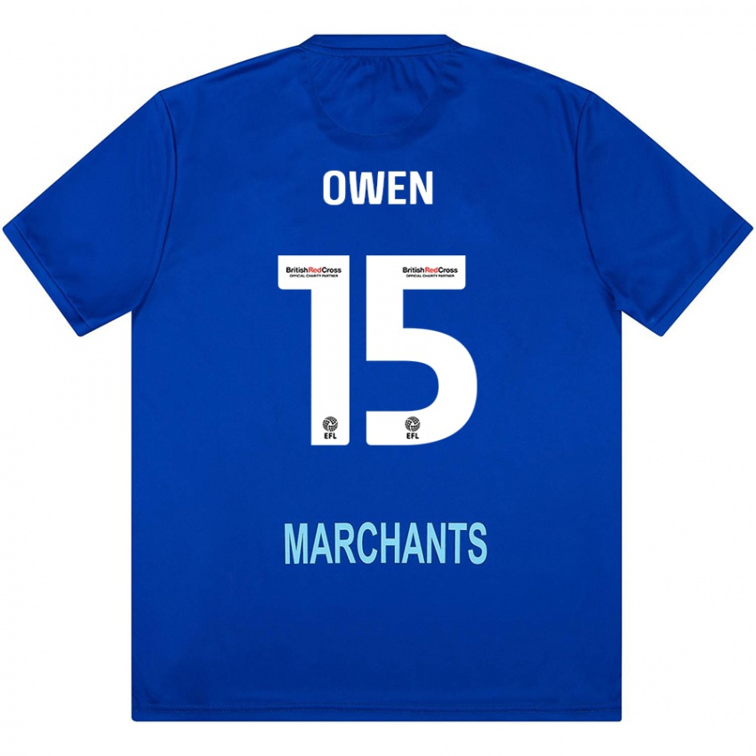 Kinderen Emily Owen #15 Groen Uitshirt Uittenue 2024/25 T-Shirt