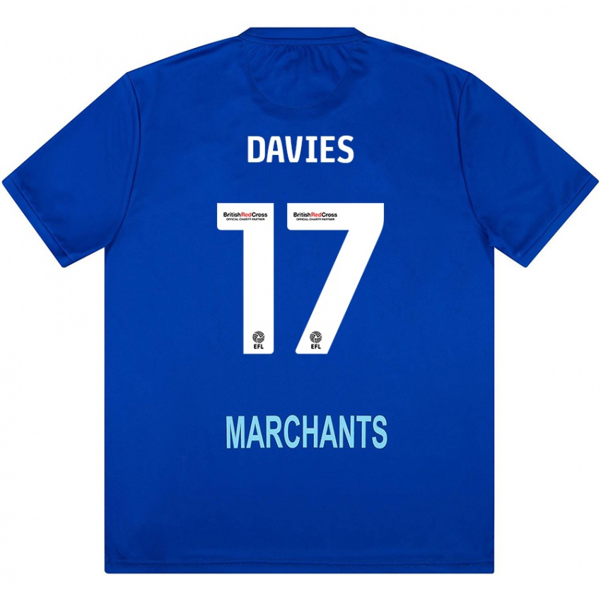 Kinderen Annabel Davies #17 Groen Uitshirt Uittenue 2024/25 T-Shirt