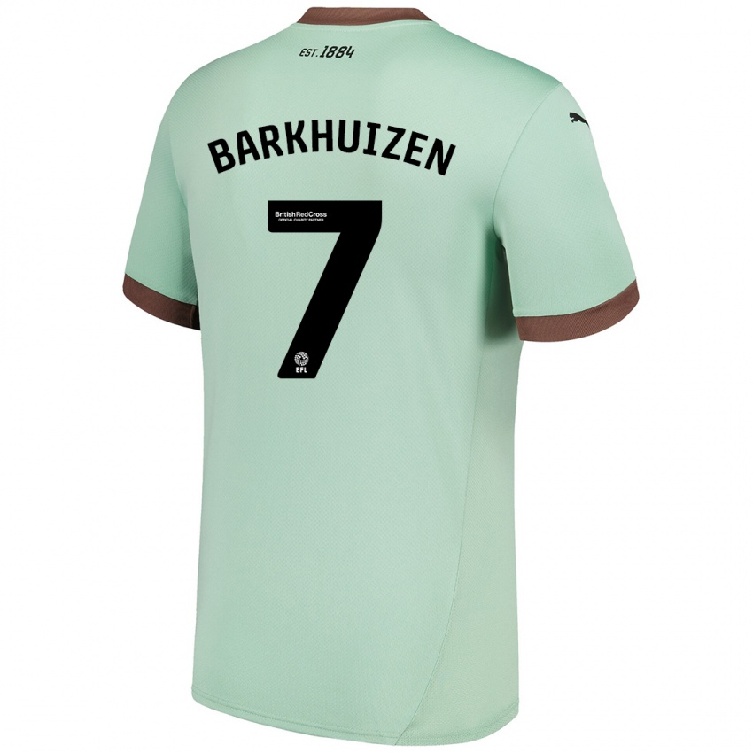 Kinderen Tom Barkhuizen #7 Lichtgroen Uitshirt Uittenue 2024/25 T-Shirt