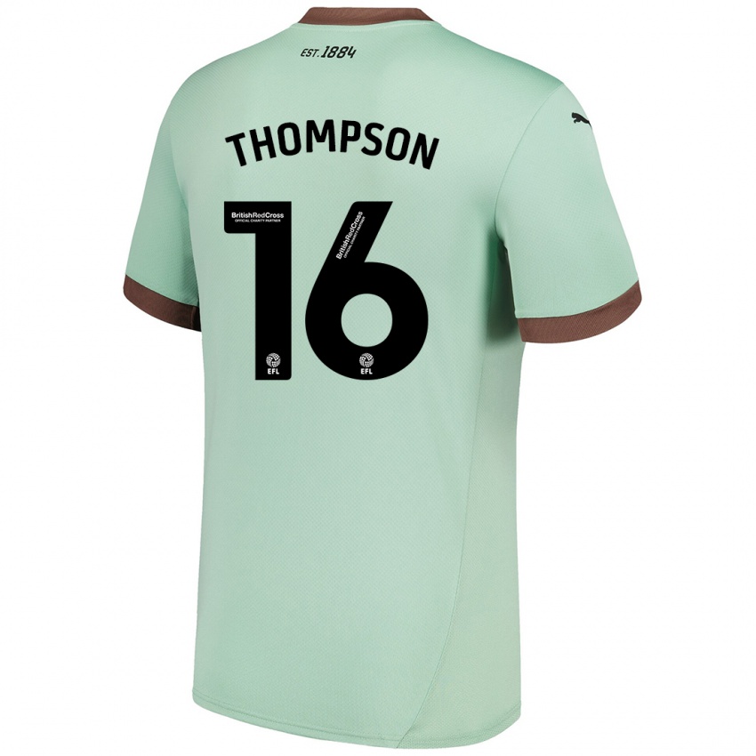 Kinderen Liam Thompson #16 Lichtgroen Uitshirt Uittenue 2024/25 T-Shirt