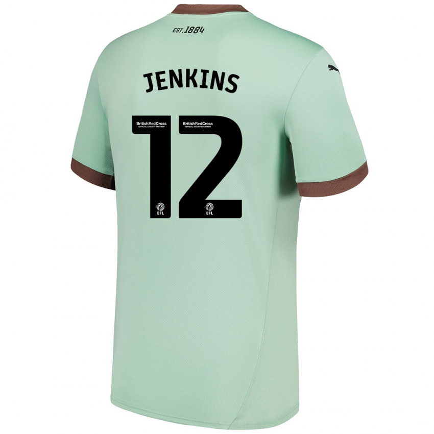 Kinderen Camille Jenkins #12 Lichtgroen Uitshirt Uittenue 2024/25 T-Shirt