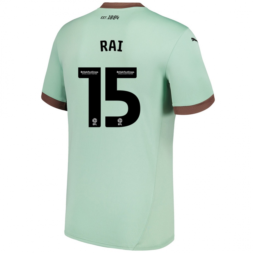 Kinderen Kira Rai #15 Lichtgroen Uitshirt Uittenue 2024/25 T-Shirt