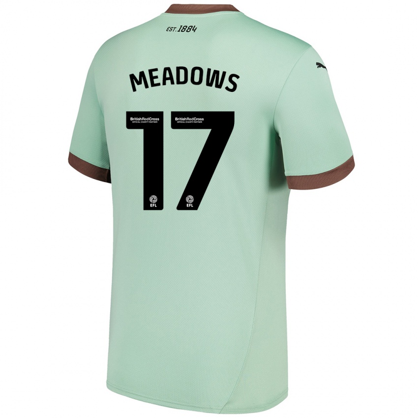 Kinderen Helena Meadows #17 Lichtgroen Uitshirt Uittenue 2024/25 T-Shirt