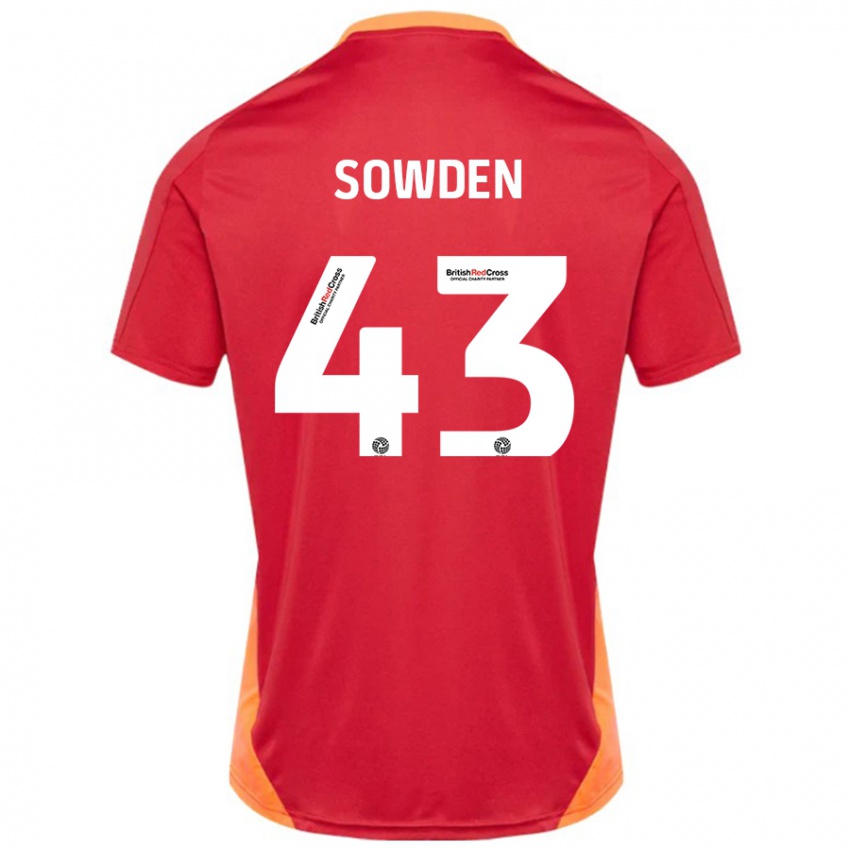 Kinderen Andrew Sowden #43 Blauw Gebroken Wit Uitshirt Uittenue 2024/25 T-Shirt