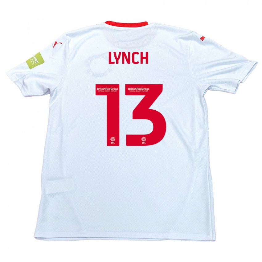 Kinderen Jay Lynch #13 Wit Uitshirt Uittenue 2024/25 T-Shirt