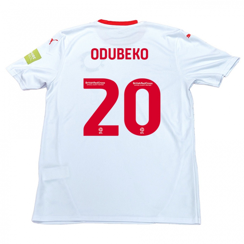 Kinderen Mipo Odubeko #20 Wit Uitshirt Uittenue 2024/25 T-Shirt