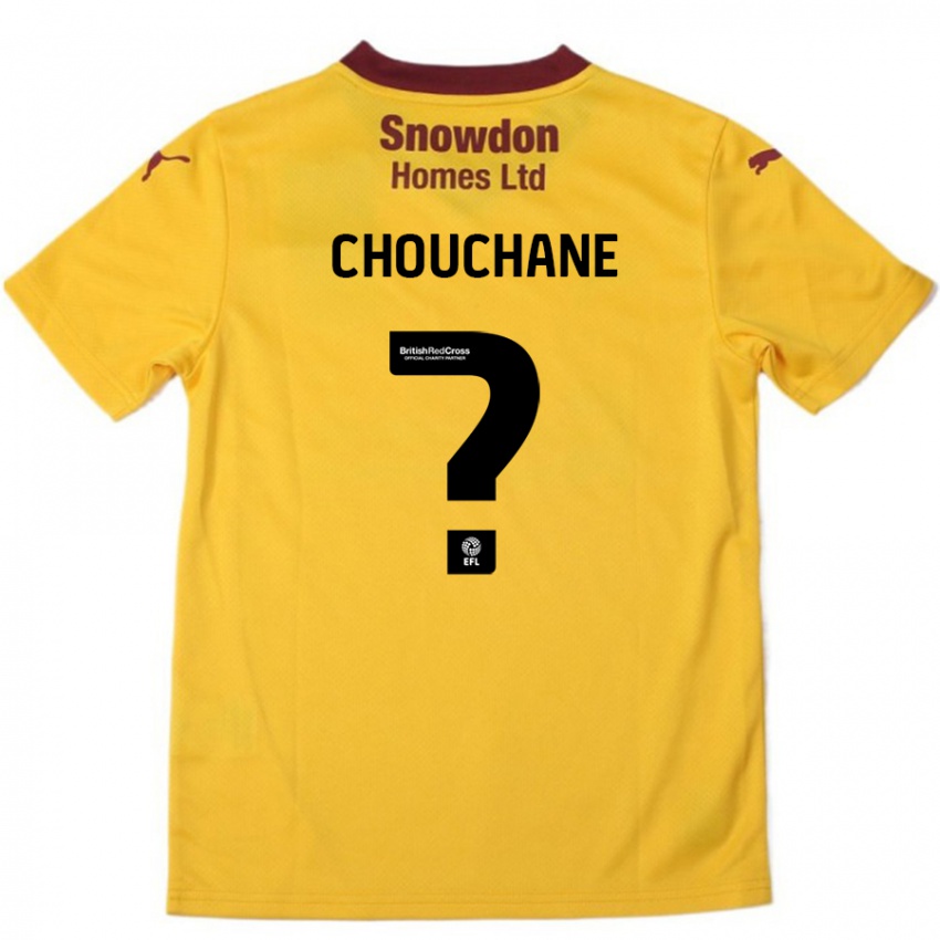 Kinderen Samy Chouchane #0 Oranje Bordeauxrood Uitshirt Uittenue 2024/25 T-Shirt