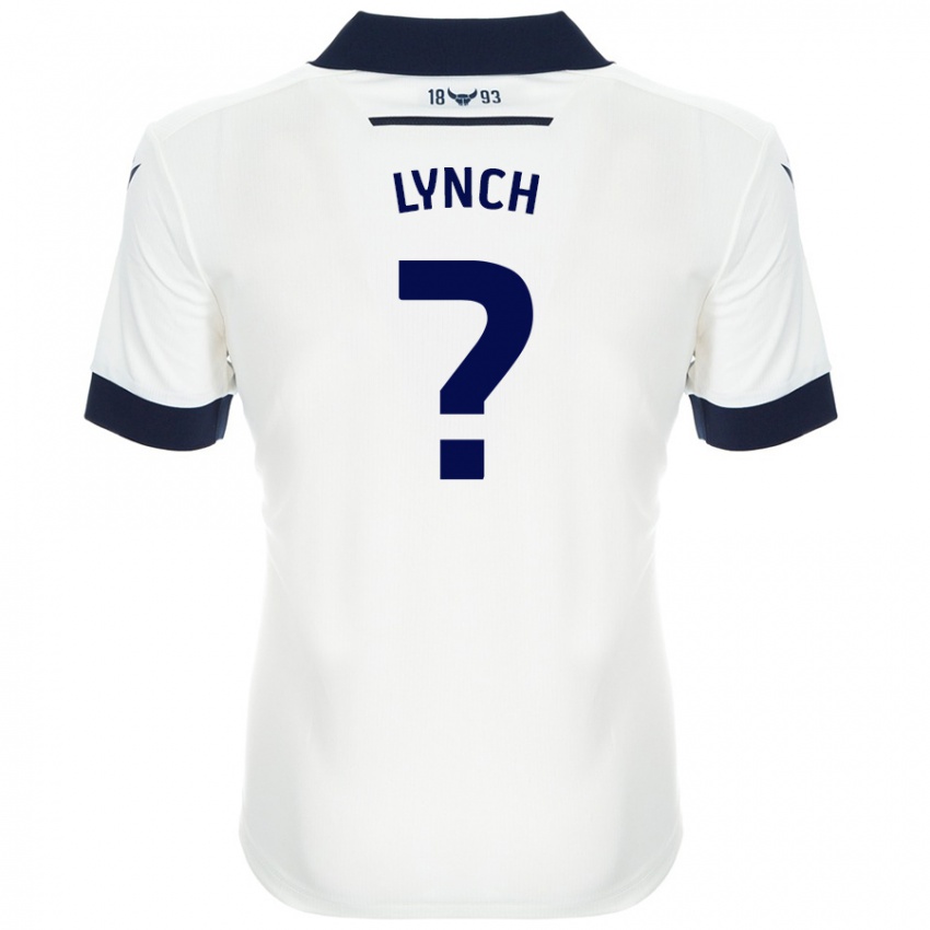 Kinderen Bobby Lynch #0 Wit Marineblauw Uitshirt Uittenue 2024/25 T-Shirt