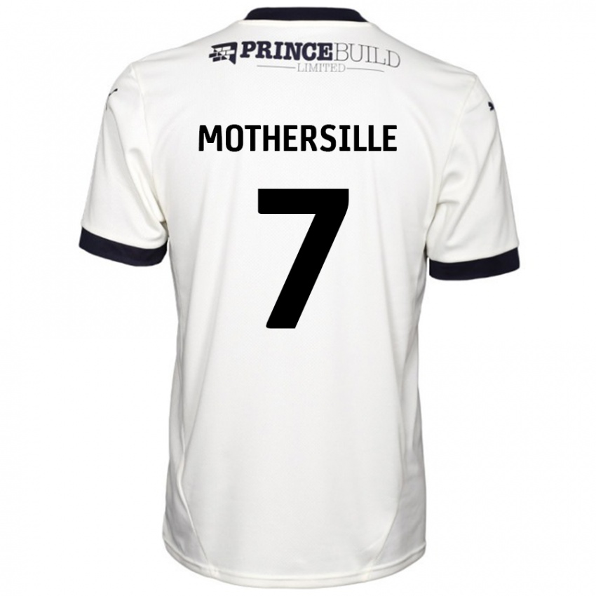 Kinderen Malik Mothersille #7 Gebroken Wit Zwart Uitshirt Uittenue 2024/25 T-Shirt