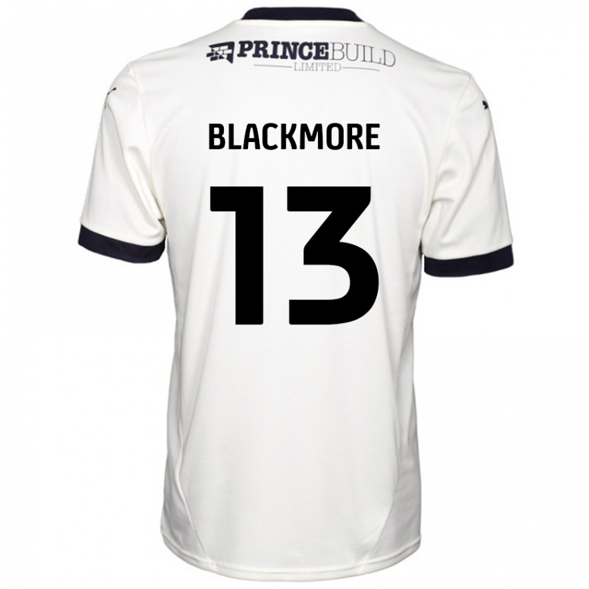 Kinderen Will Blackmore #13 Gebroken Wit Zwart Uitshirt Uittenue 2024/25 T-Shirt