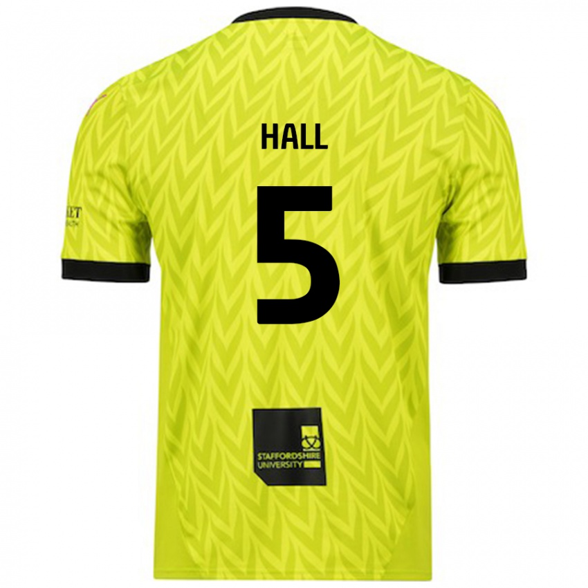 Kinderen Connor Hall #5 Fluorescerend Groen Uitshirt Uittenue 2024/25 T-Shirt