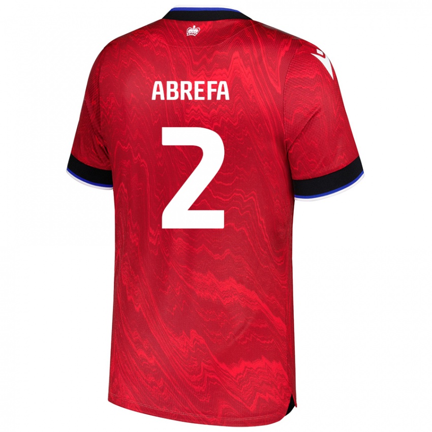 Kinderen Kelvin Abrefa #2 Rood Zwart Uitshirt Uittenue 2024/25 T-Shirt