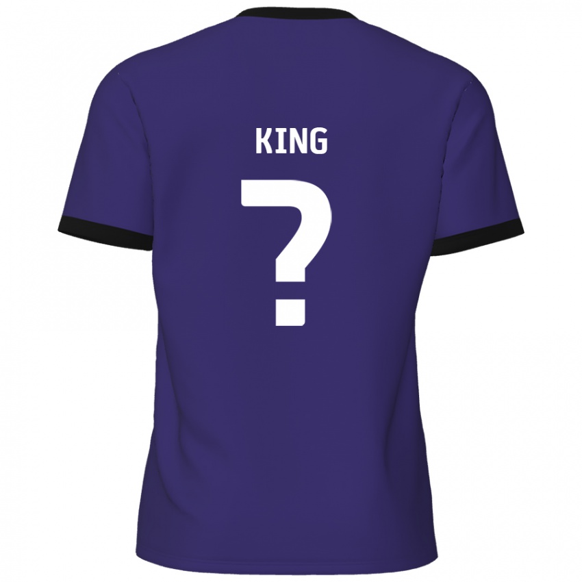 Kinderen Eli King #0 Paars Uitshirt Uittenue 2024/25 T-Shirt