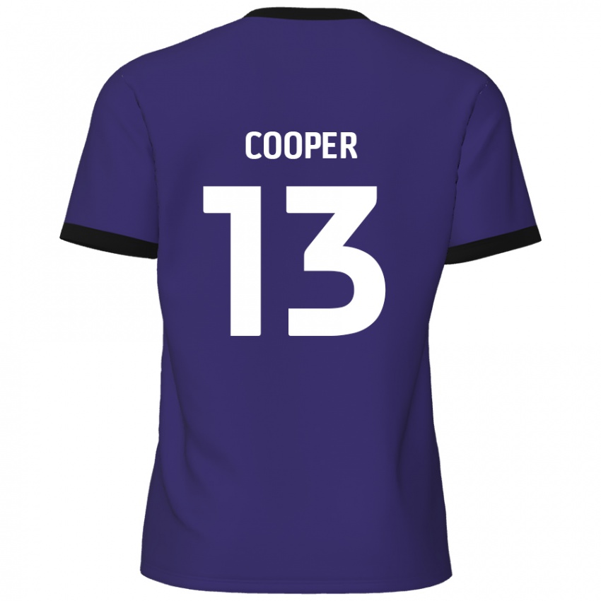 Kinderen Murphy Cooper #13 Paars Uitshirt Uittenue 2024/25 T-Shirt